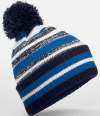 BB474R B474R Beechfield Multi-Sport Fan Beanie French Navy / sapphire blue / White colour image